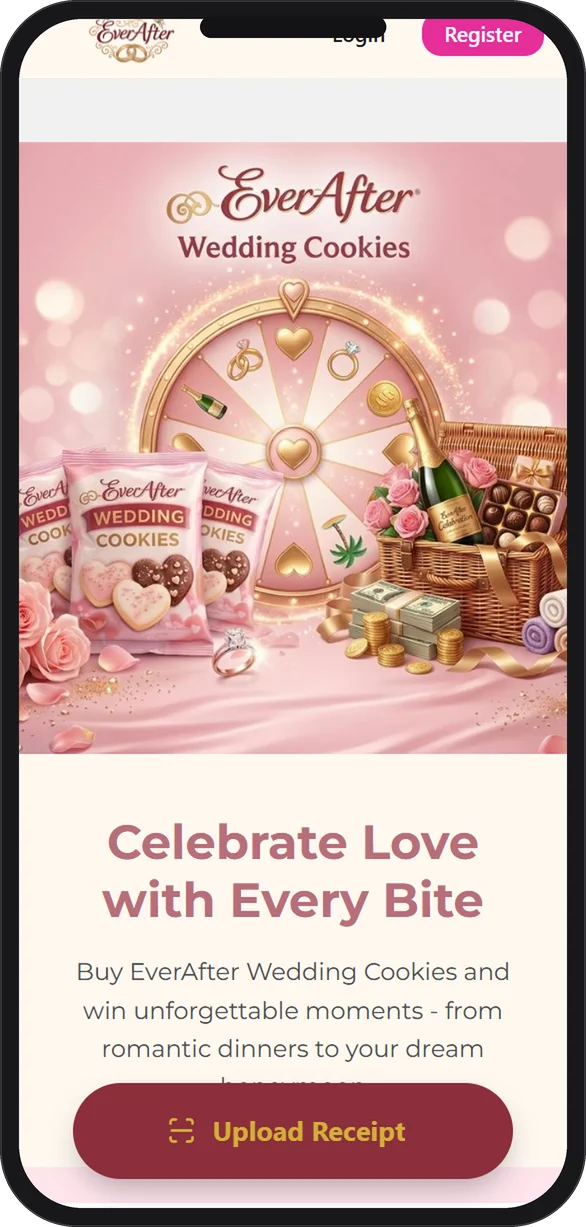 A FIBRE cashback promotion on a phone